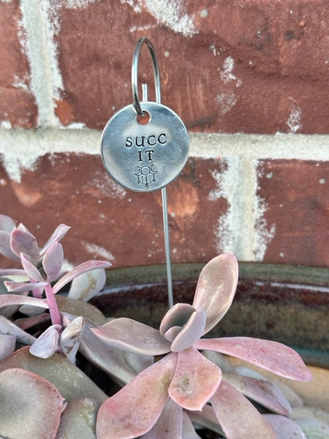 Hand Stamped Plant Markers