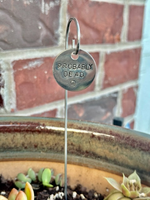 Hand Stamped Plant Markers