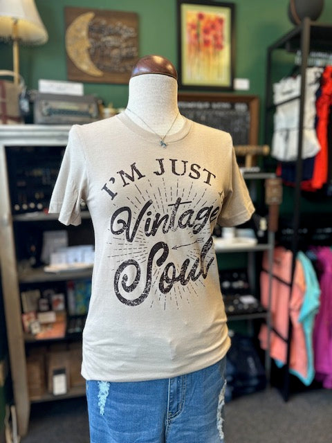 I'm Just A Vintage Soul - Heather Tan Tee