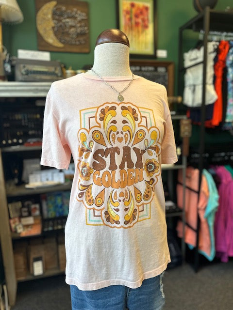 Stay Golden Graphic Top