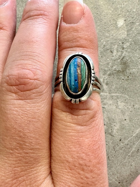 Vintage Sterling Silver Stone Ring