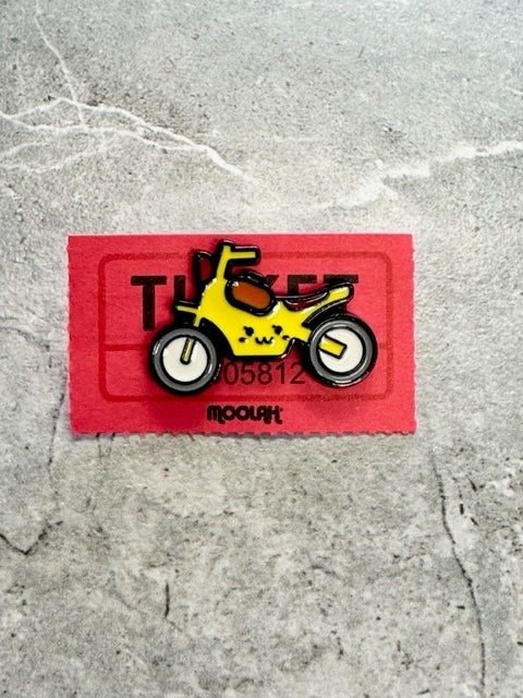 Cute Kawaii Motorcycle Enamel Pin