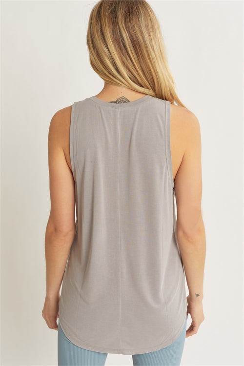 $10 Rack - Grey Jersey Tank Top