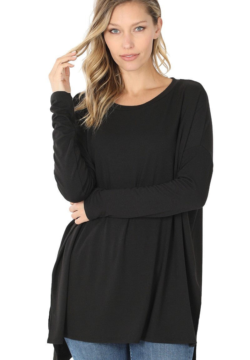 Black Dolman Top