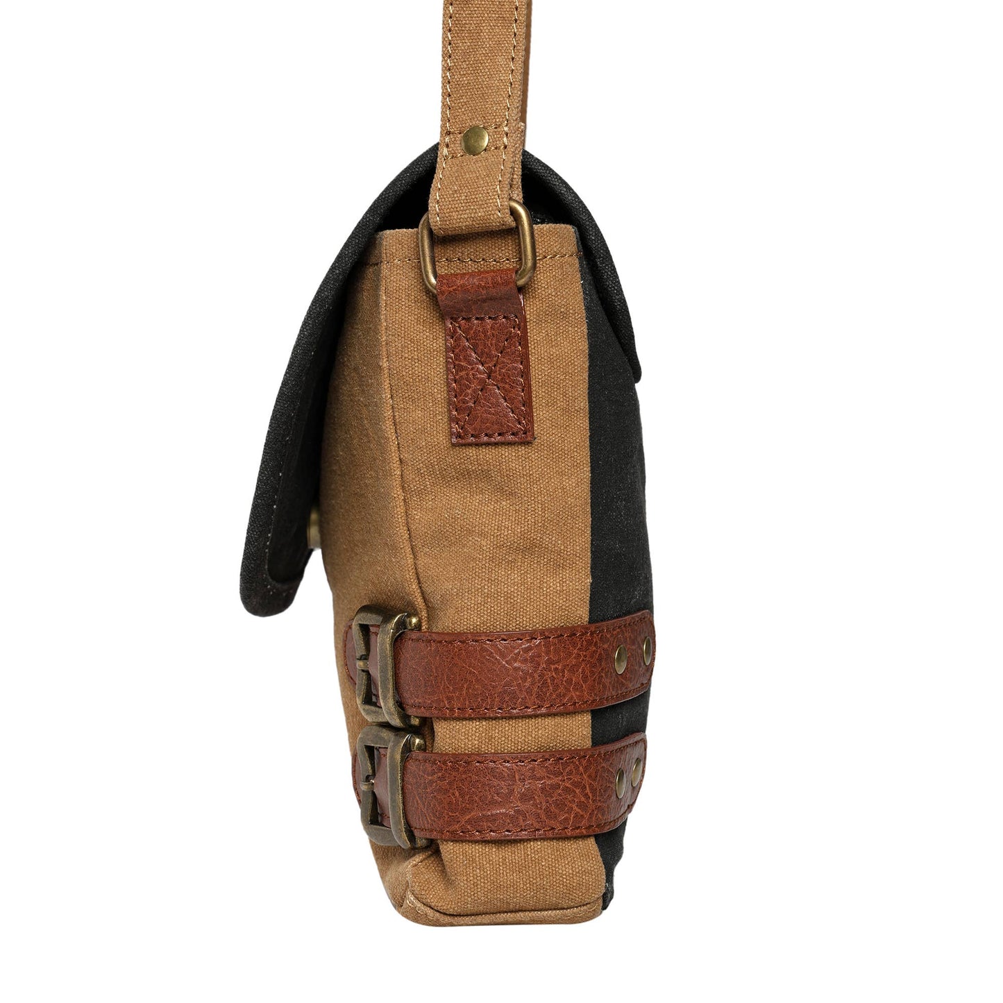 Buckled-up Brown Suger Crossbody