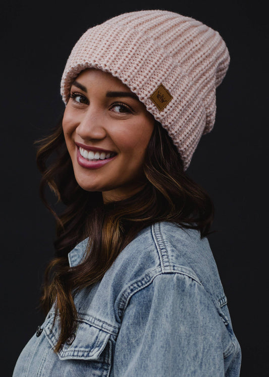 Blush Knit Beanie