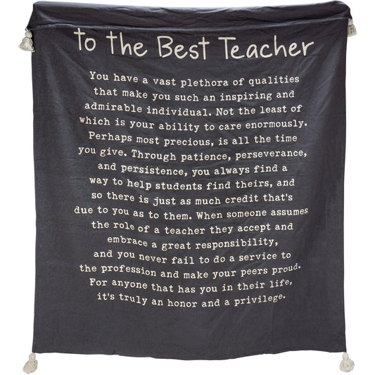 Teacher Throw Blanket