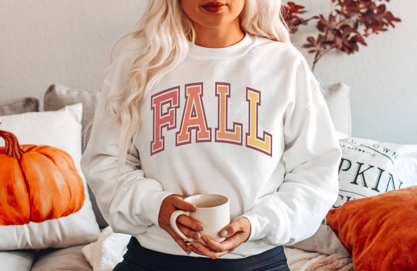 Sale - Fall Varsity Crew Neck Sweatshirt