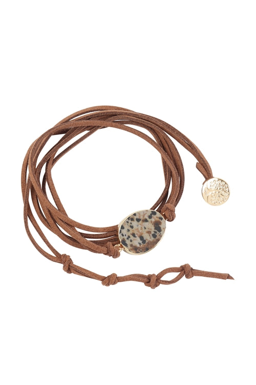 Boutique Stone Wrap Bracelet