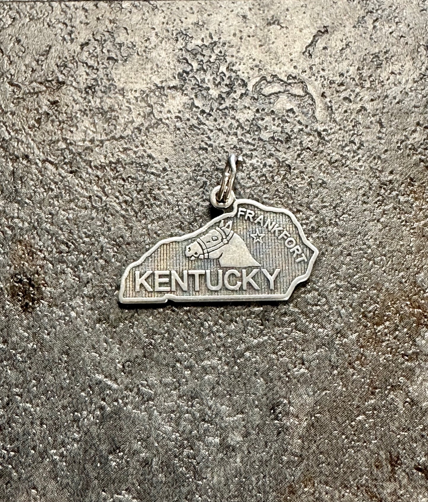 Vintage Sterling Silver Kentucky Charm