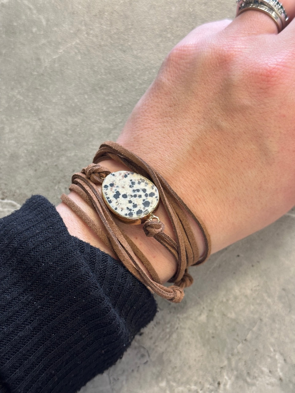 Boutique Stone Wrap Bracelet