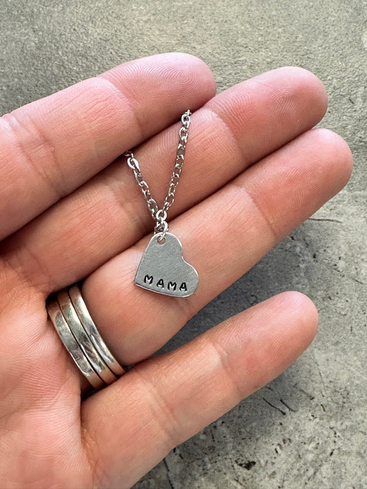 Mama Heart Necklace