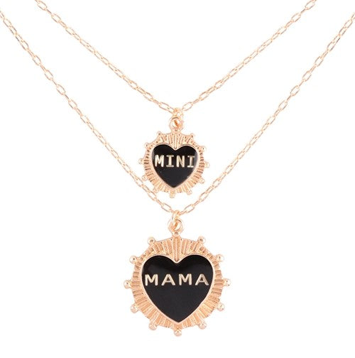 Sale - Mama and Mini Necklace Set